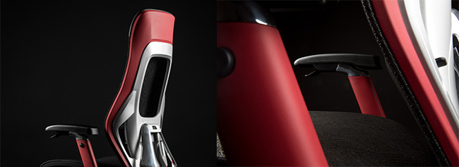 A GT Roc Chair Red Racing Car preside a cadeira respirável confortável 3 do jogo do giro